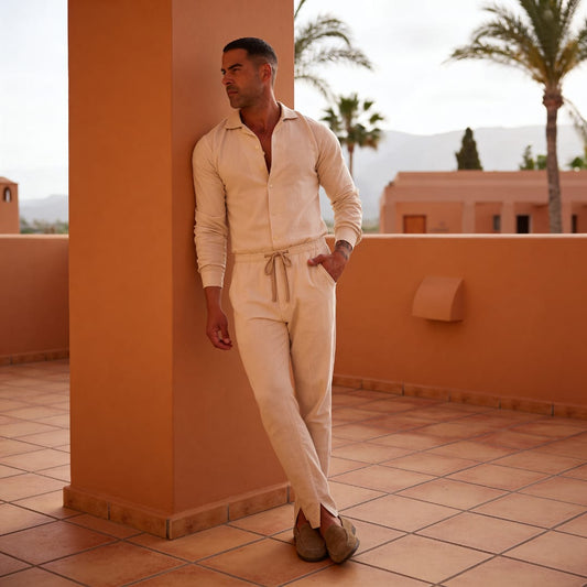 Desmond Long Sleeve Shirt and Pants Set_1