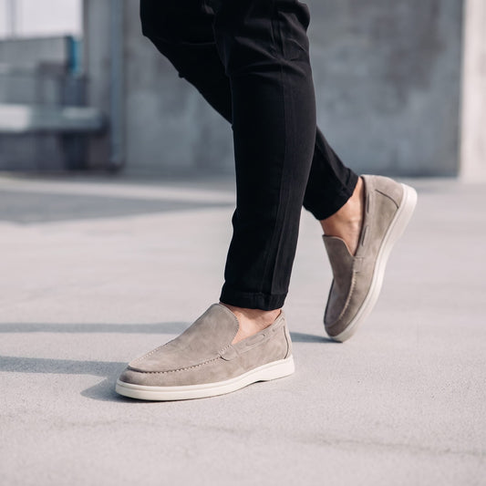 Ridley Suede Slip On Loafers_1