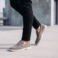 Ridley Suede Slip On Loafers