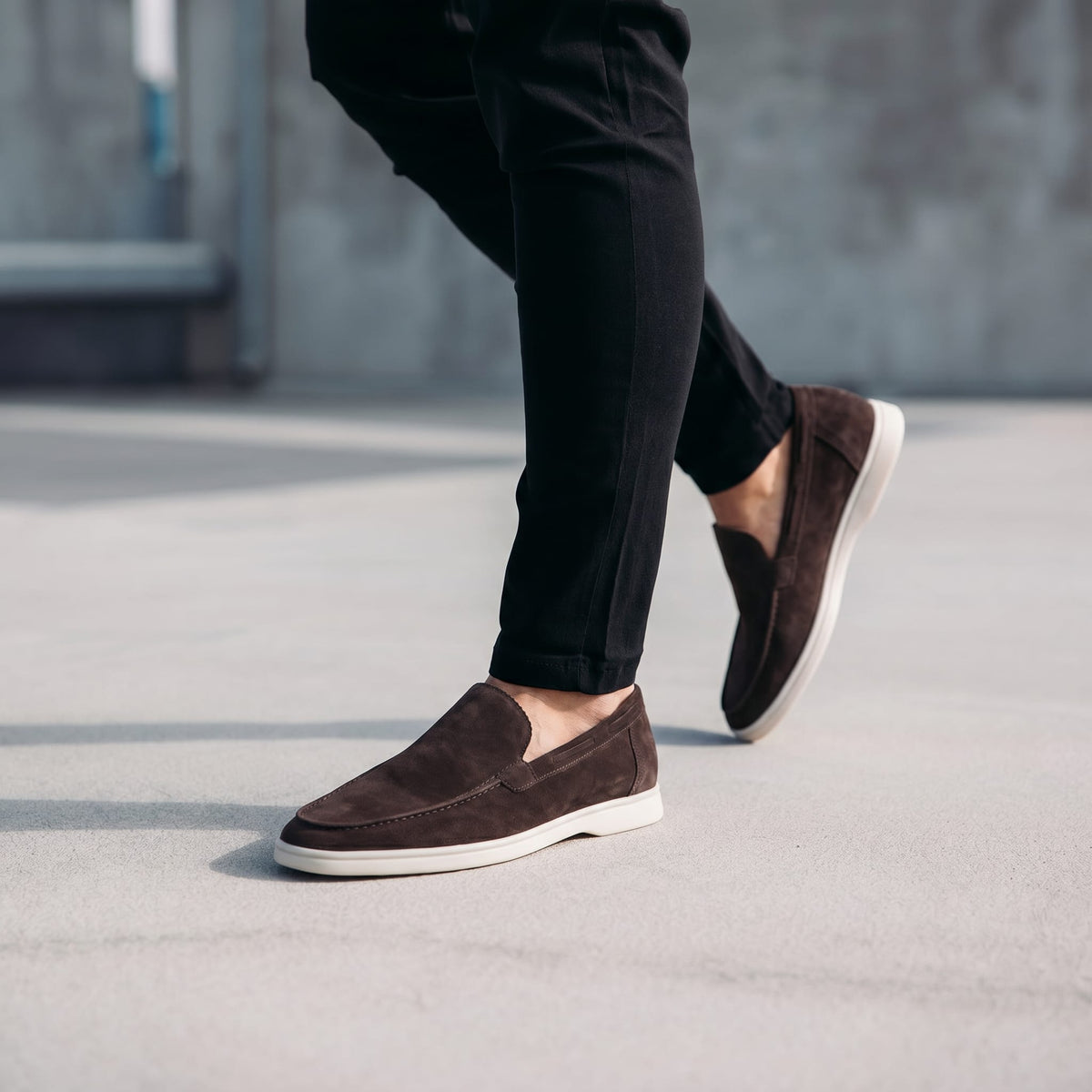 Ridley Suede Slip On Loafers_22