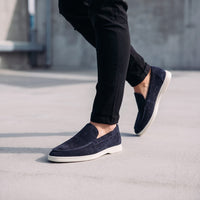 Ridley Suede Slip On Loafers