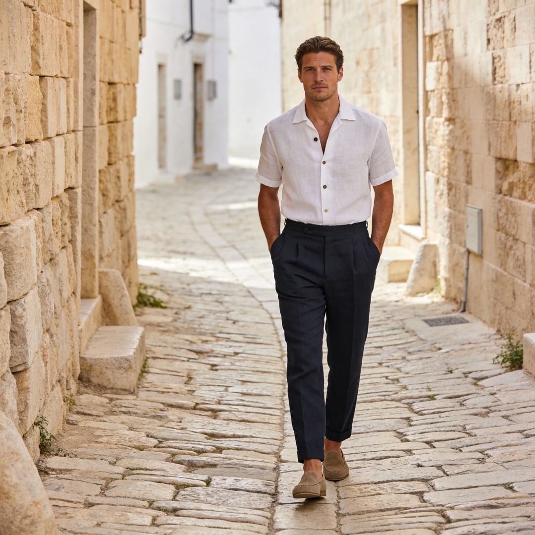 Bannister Tailored Straight Leg Pants
