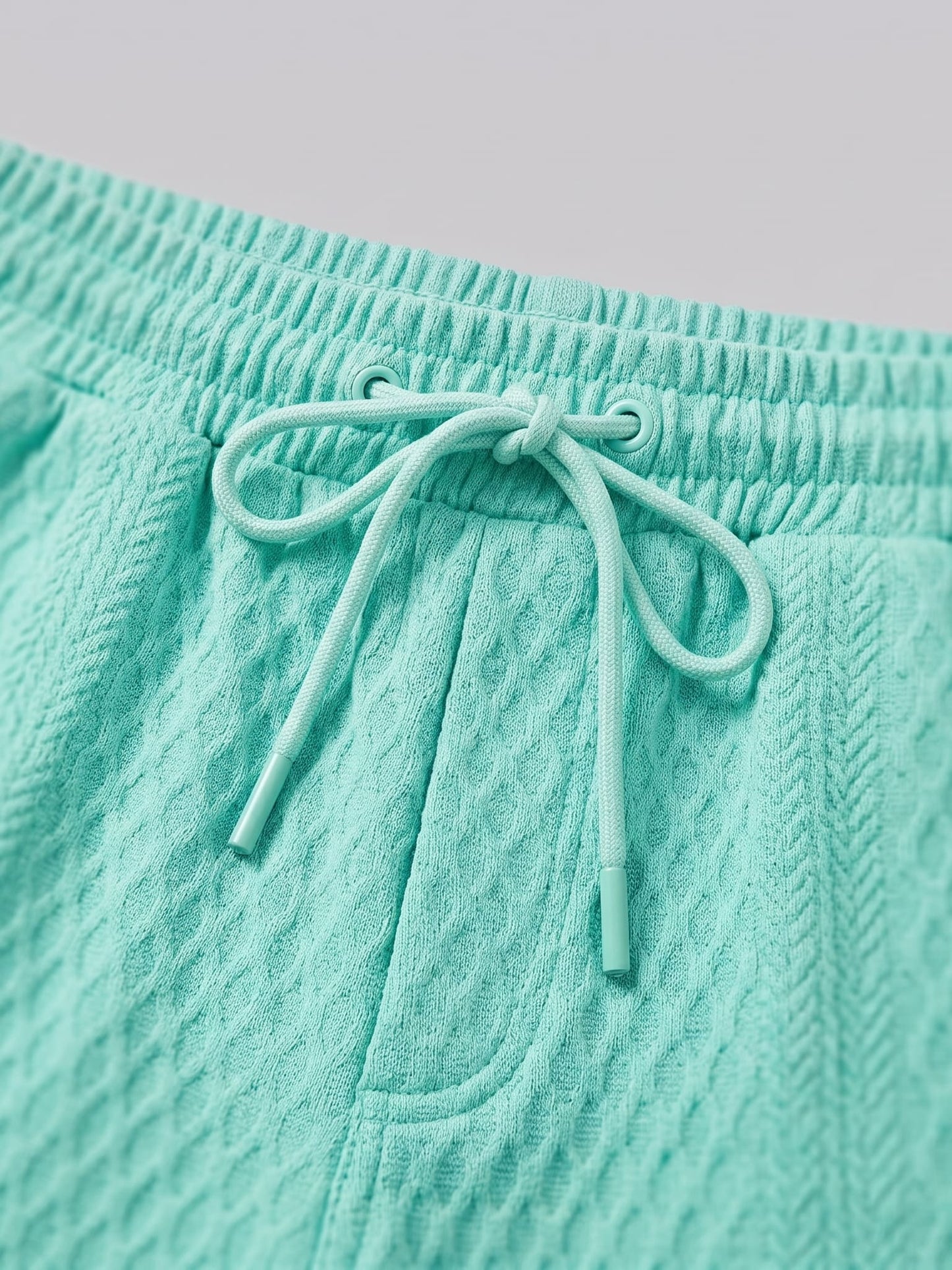Dexter Waffle Texture Shirt and Shorts Set_9