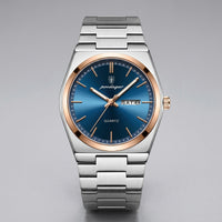 Worthington Sunburst Dial Steel Bracelet Watch