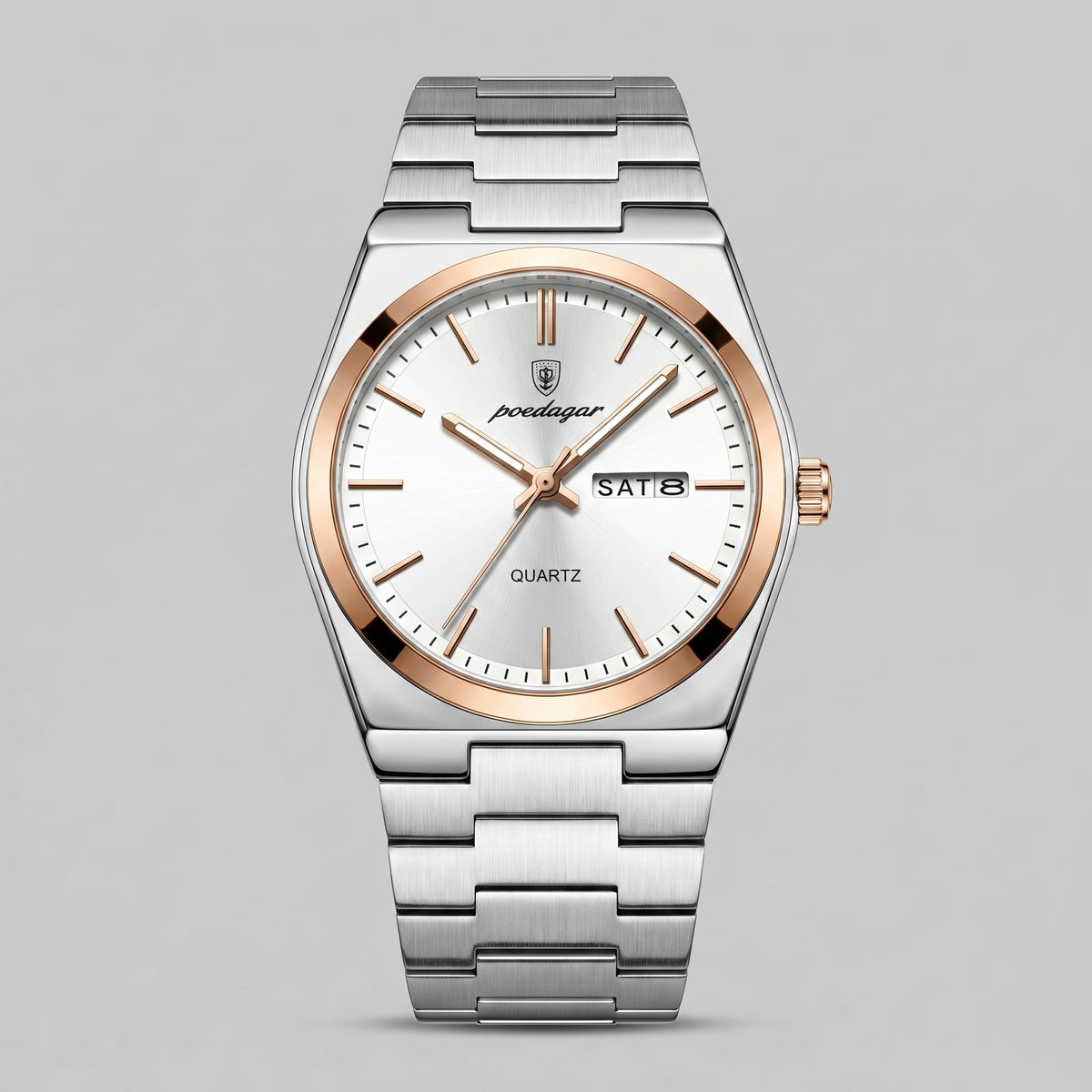 Worthington Sunburst Dial Steel Bracelet Watch_11