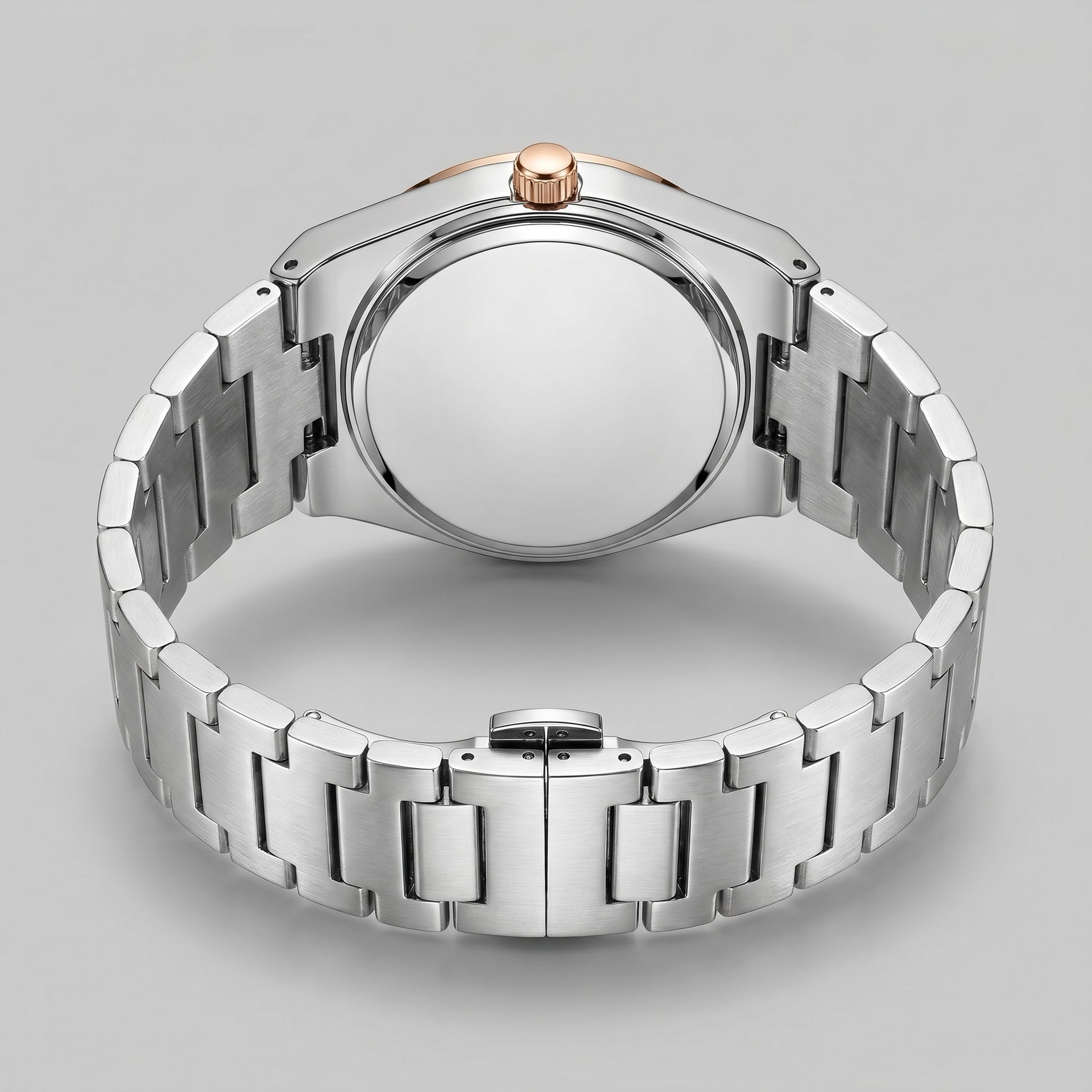 Worthington Sunburst Dial Steel Bracelet Watch