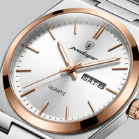 Worthington Sunburst Dial Steel Bracelet Watch