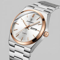 Worthington Sunburst Dial Steel Bracelet Watch