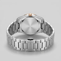 Worthington Sunburst Dial Steel Bracelet Watch