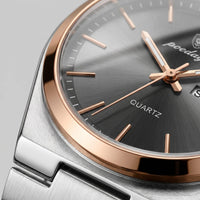 Worthington Sunburst Dial Steel Bracelet Watch