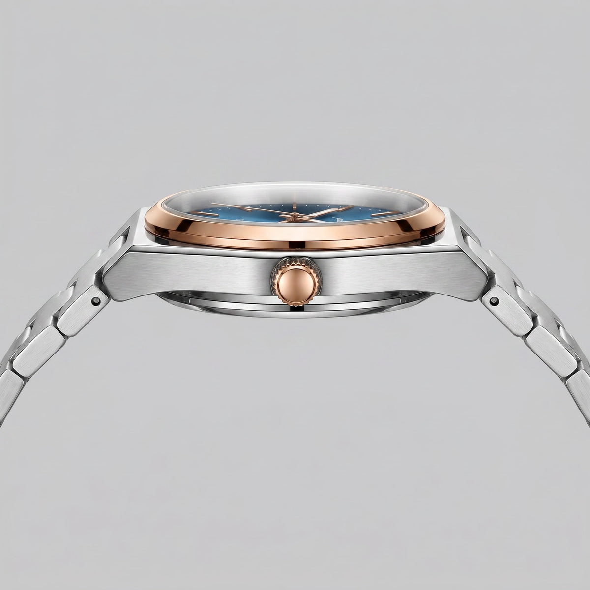 Worthington Sunburst Dial Steel Bracelet Watch