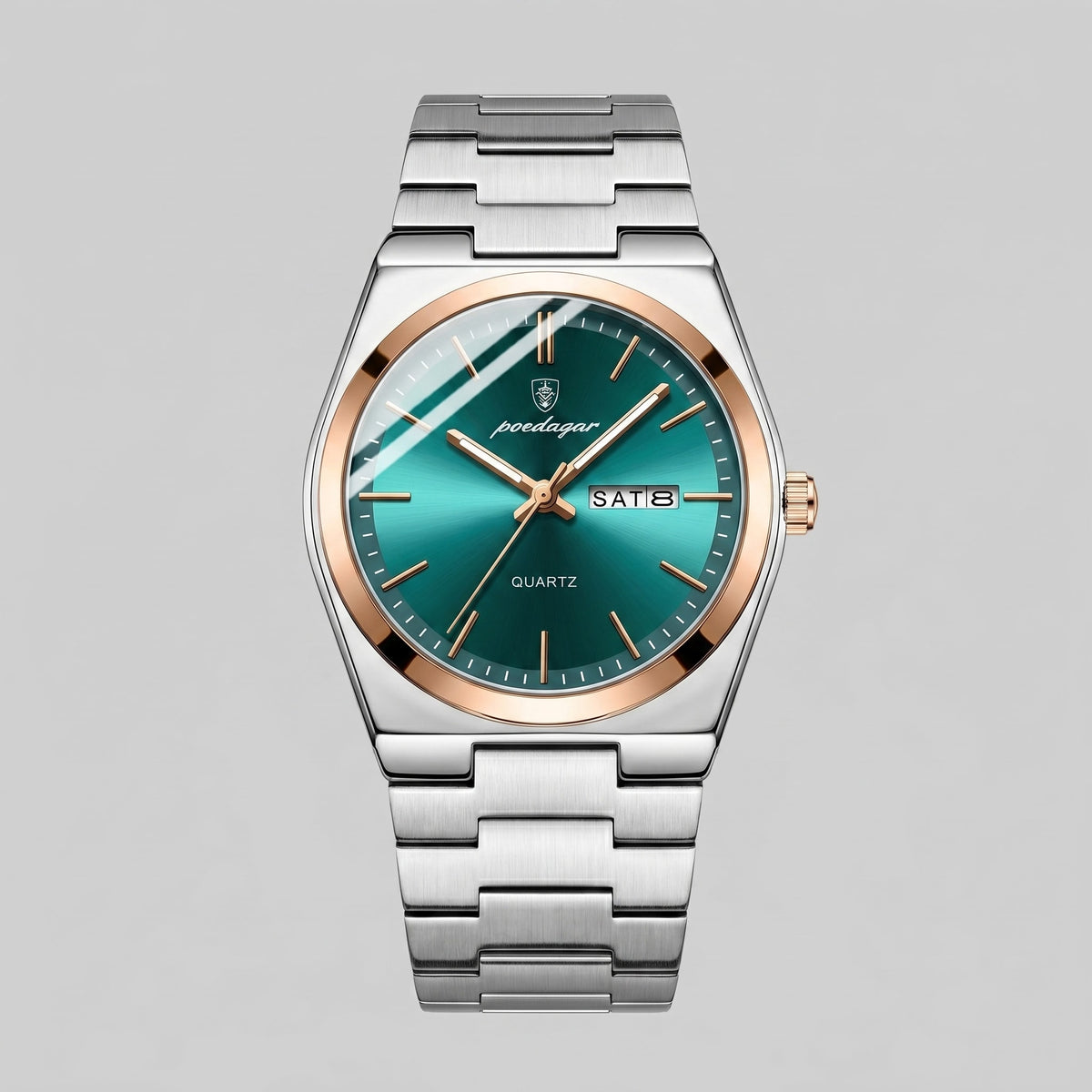 Worthington Sunburst Dial Steel Bracelet Watch_21