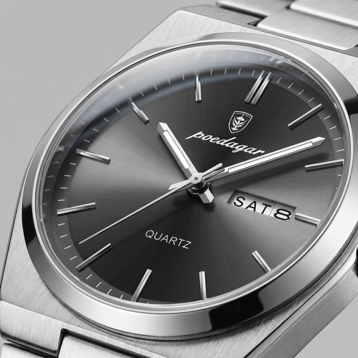 Worthington Sunburst Dial Steel Bracelet Watch