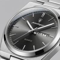 Worthington Sunburst Dial Steel Bracelet Watch