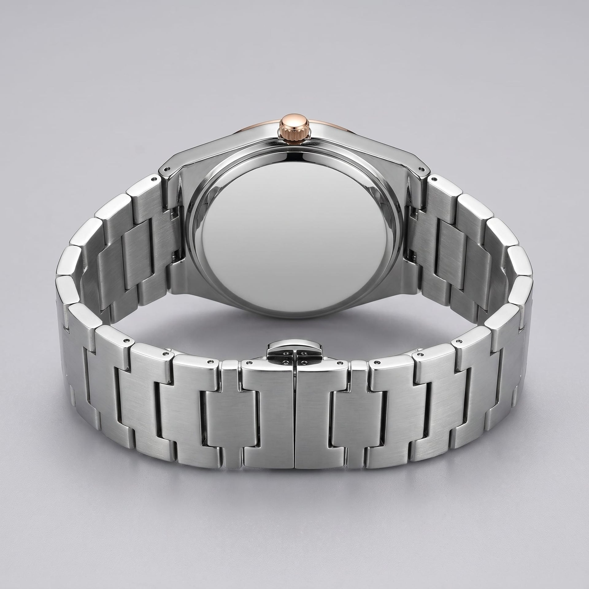 Worthington Sunburst Dial Steel Bracelet Watch