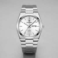 Worthington Sunburst Dial Steel Bracelet Watch