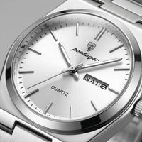 Worthington Sunburst Dial Steel Bracelet Watch