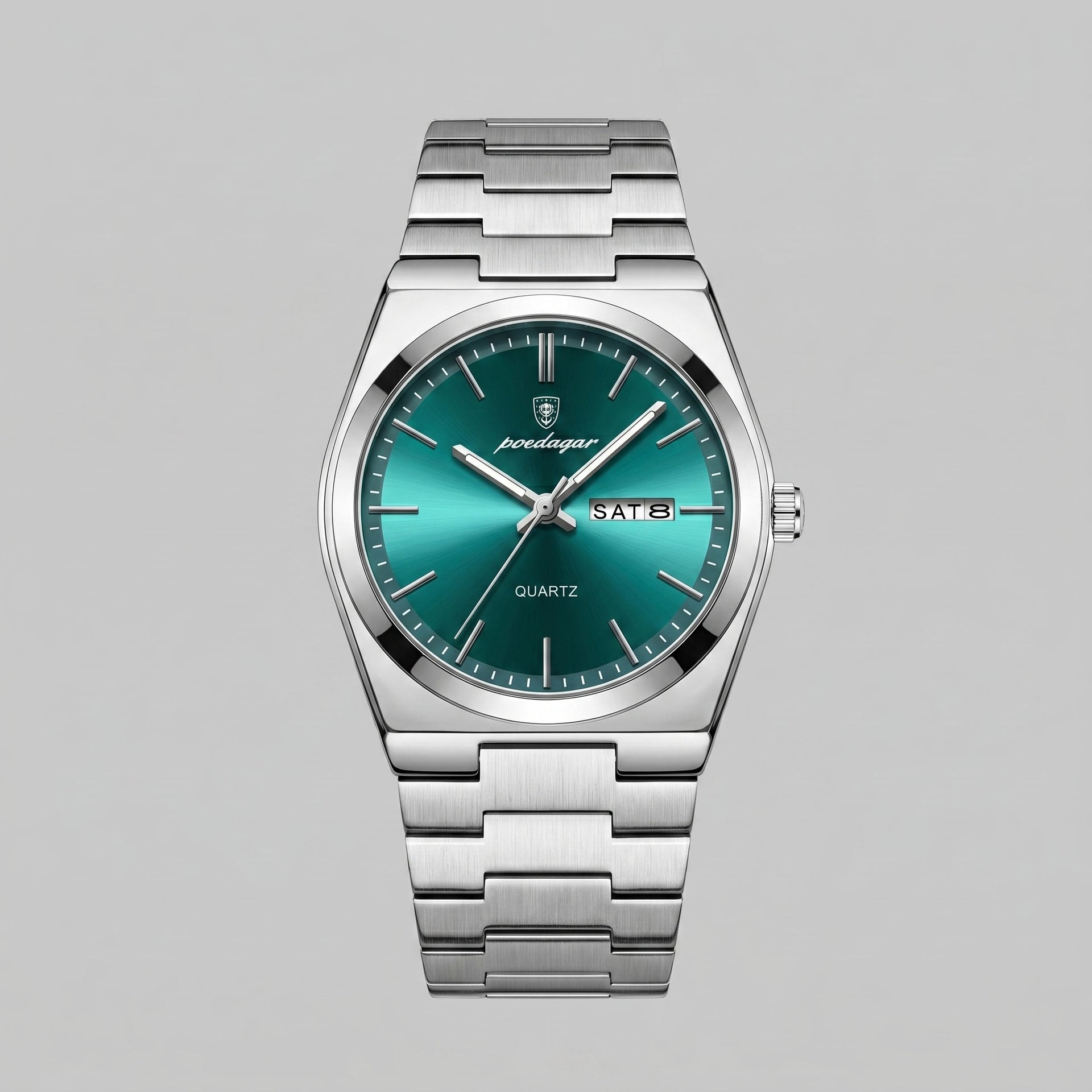 Worthington Sunburst Dial Steel Bracelet Watch