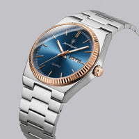 Worthington Sunburst Dial Steel Bracelet Watch