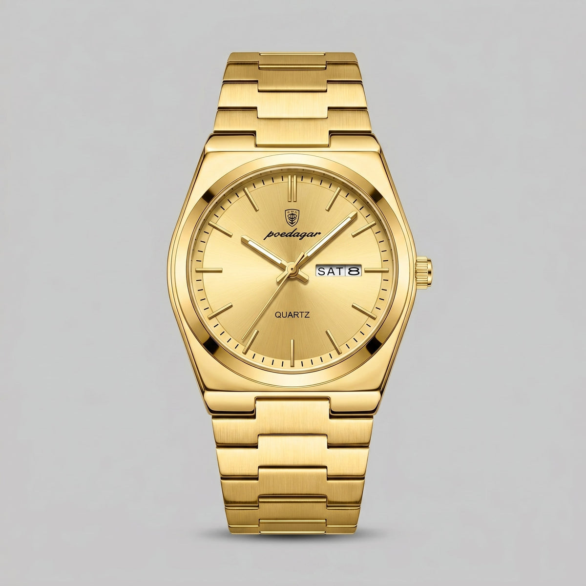 Worthington Sunburst Dial Steel Bracelet Watch