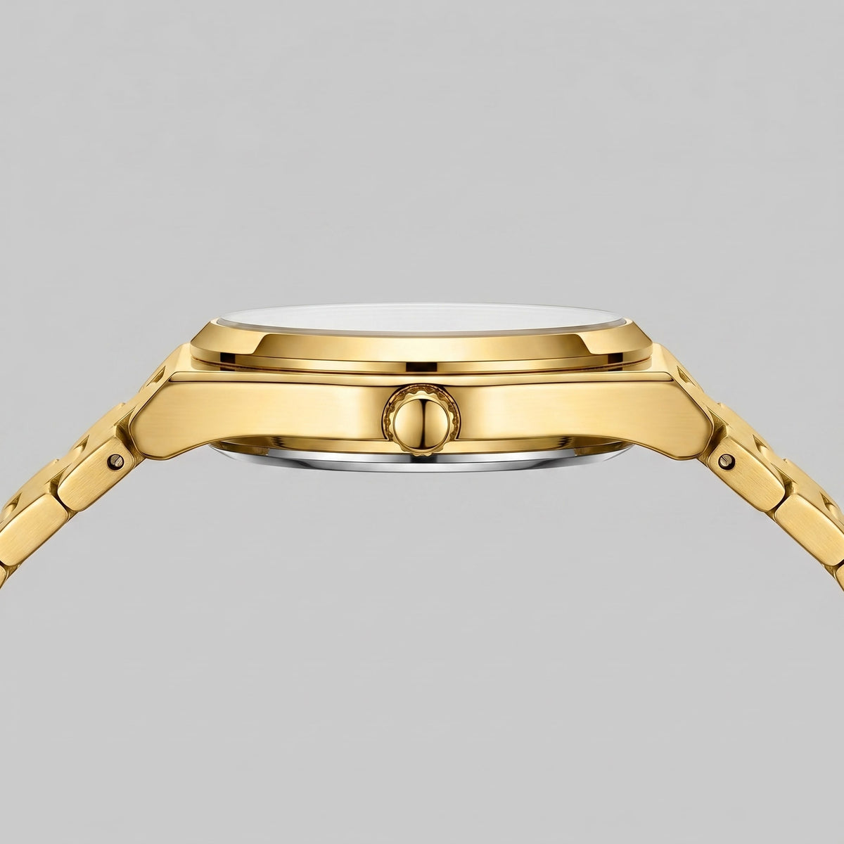 Worthington Sunburst Dial Steel Bracelet Watch