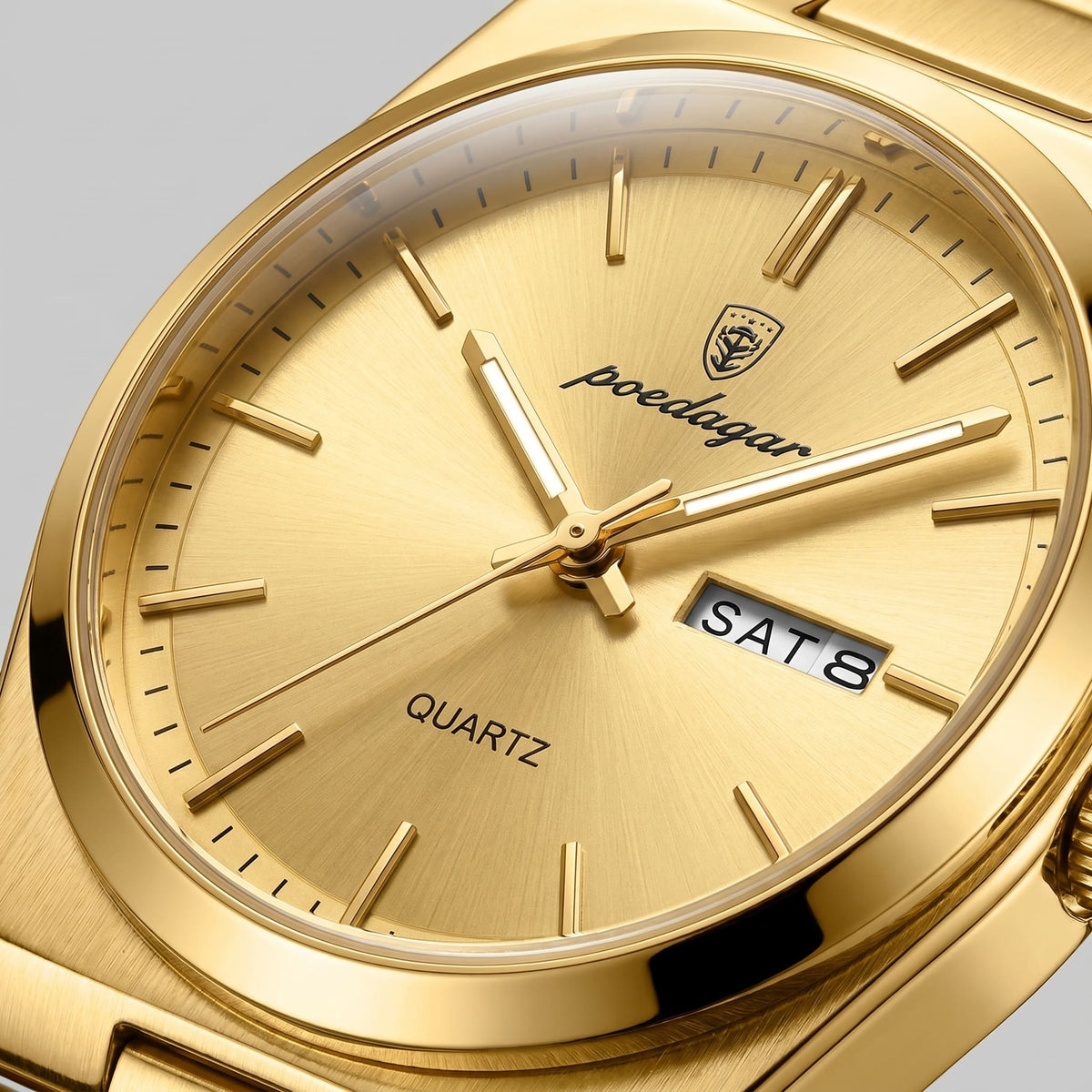 Worthington Sunburst Dial Steel Bracelet Watch