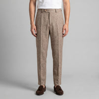 Calloway Pleated Herringbone Pants