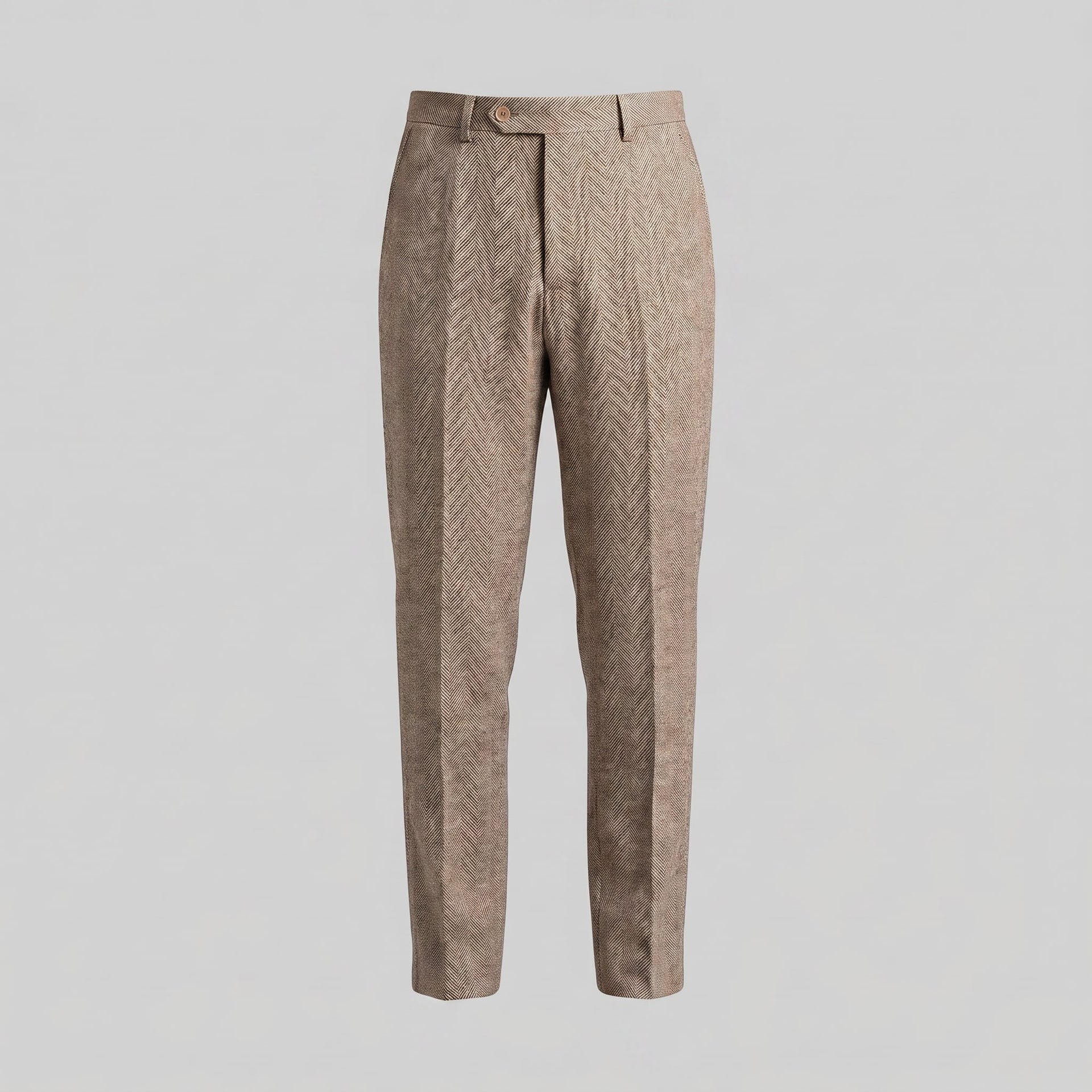 Calloway Pleated Herringbone Pants