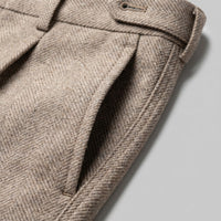 Calloway Pleated Herringbone Pants