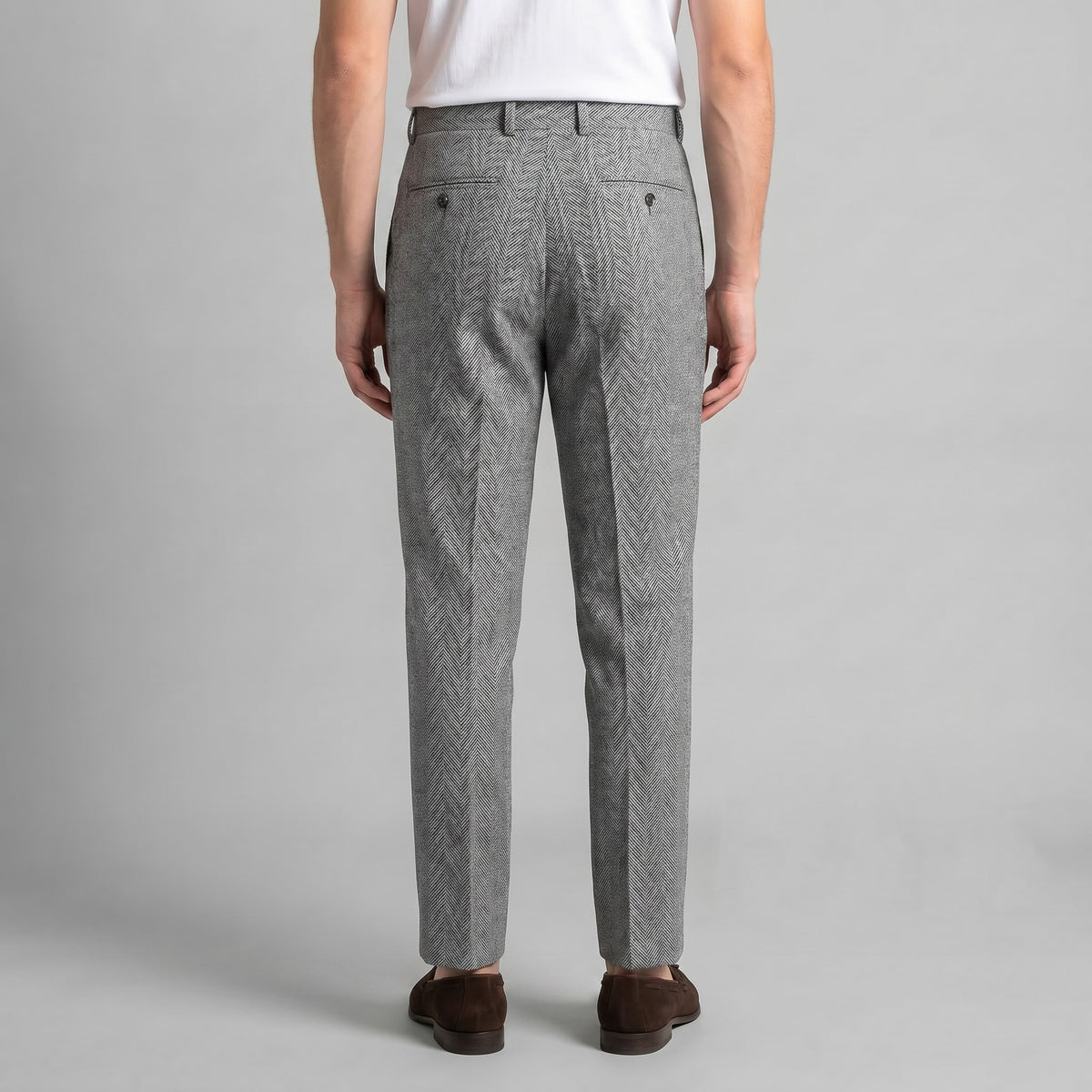 Calloway Pleated Herringbone Pants_8