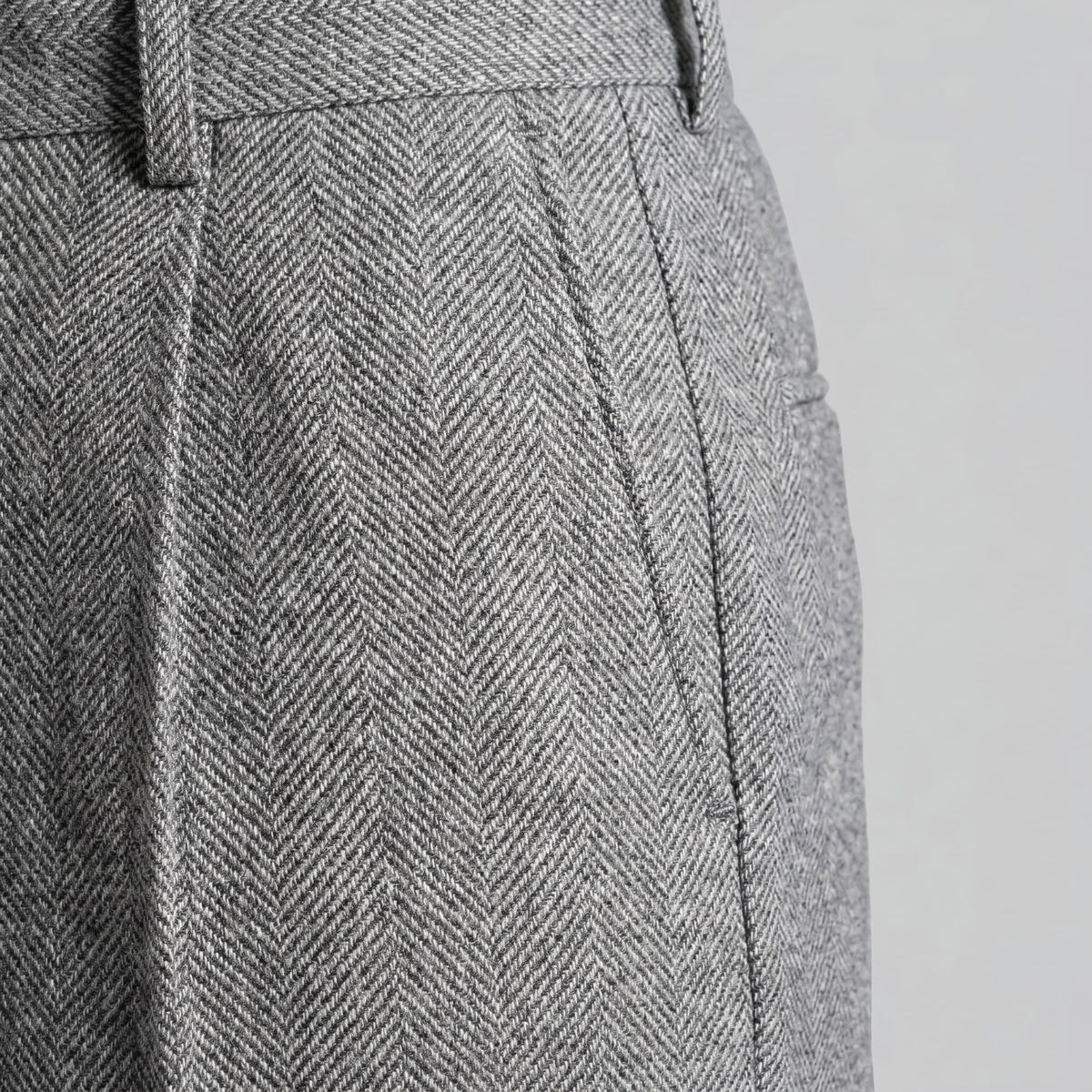 Calloway Pleated Herringbone Pants_9