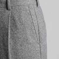 Calloway Pleated Herringbone Pants