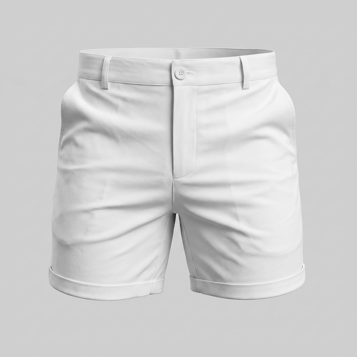 Gaston Cotton Blend Chino Shorts_14