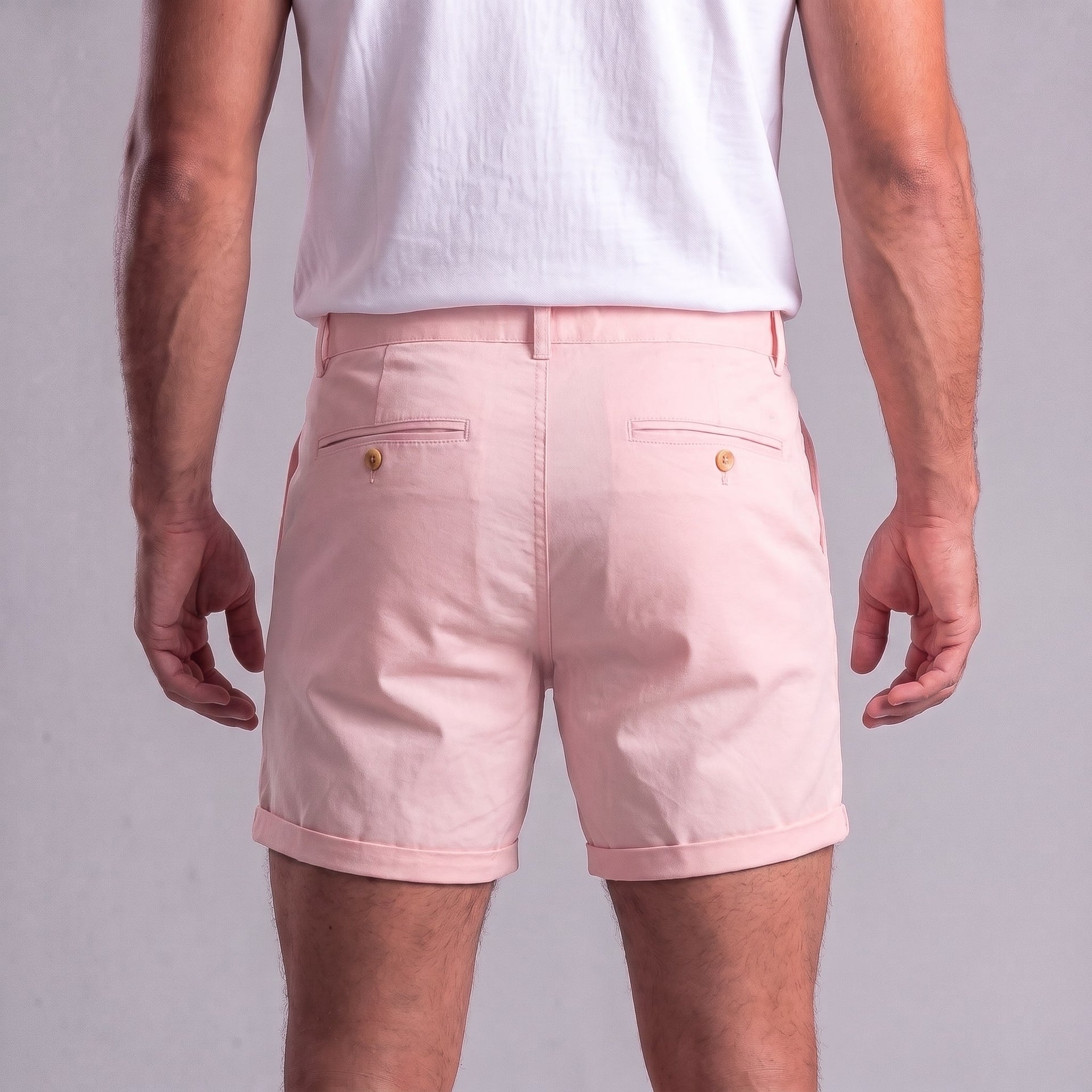 Gaston Cotton Blend Chino Shorts