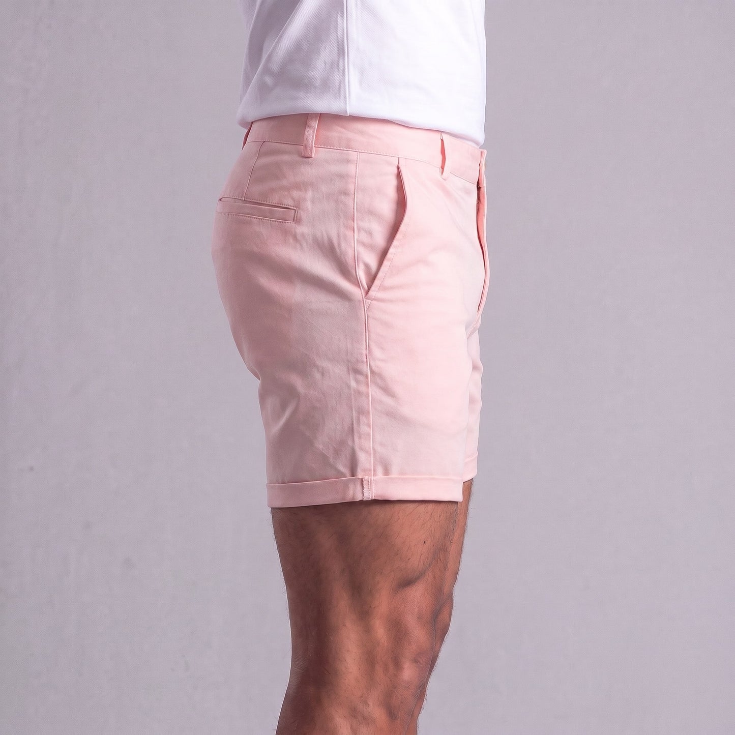 Gaston Cotton Blend Chino Shorts_22