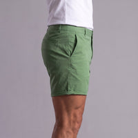 Gaston Cotton Blend Chino Shorts