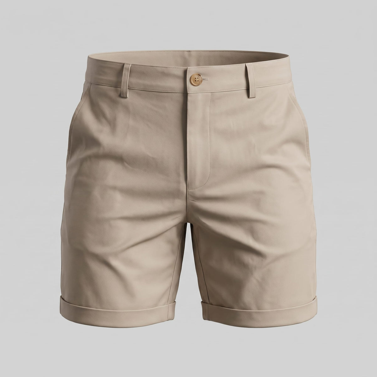 Gaston Cotton Blend Chino Shorts_44
