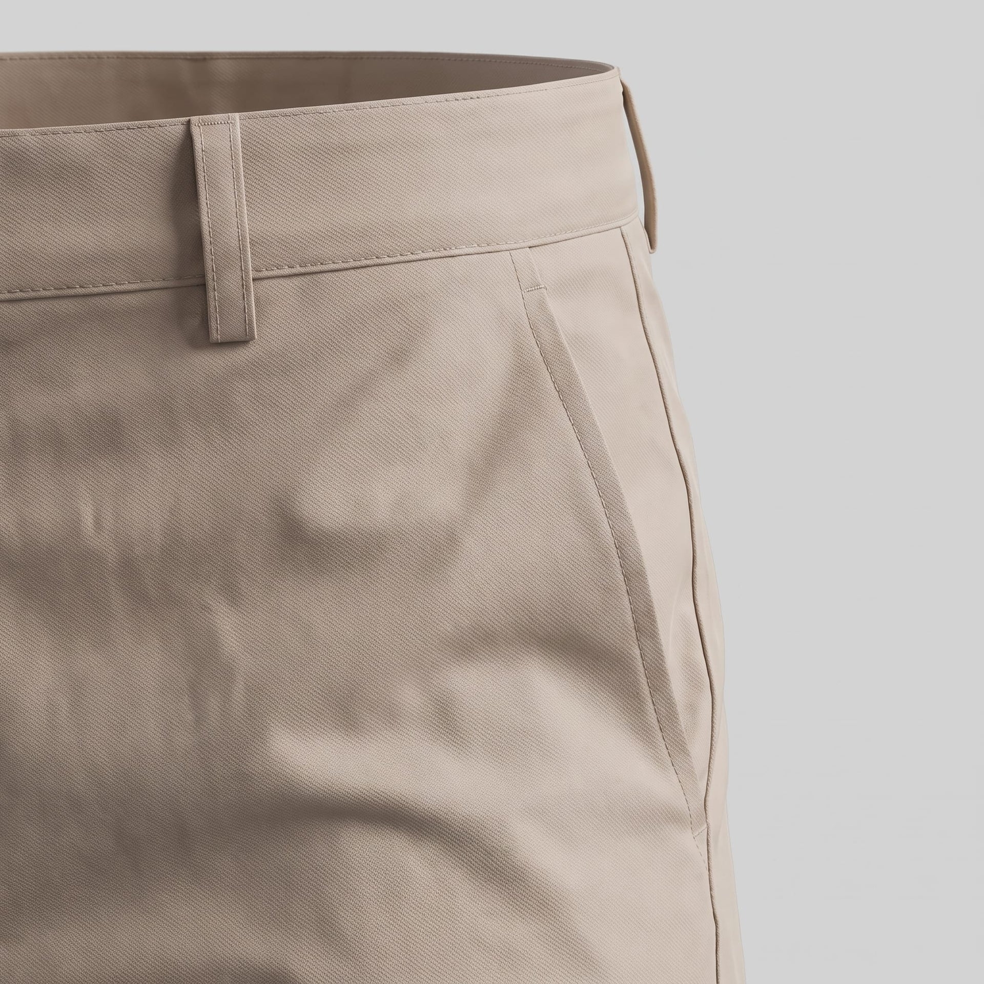 Gaston Cotton Blend Chino Shorts