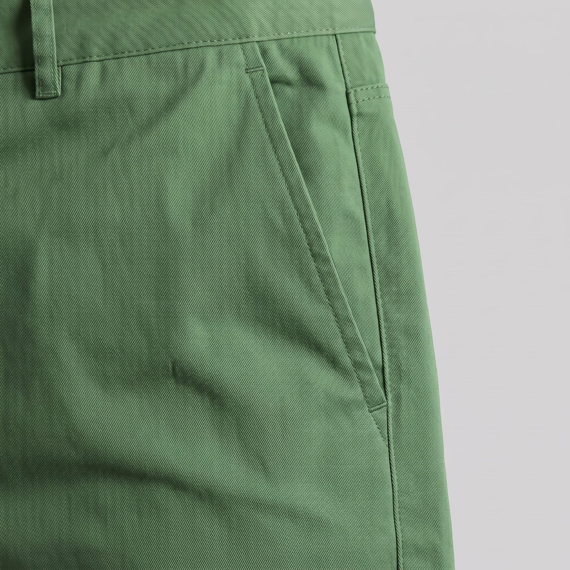 Gaston Cotton Blend Chino Shorts