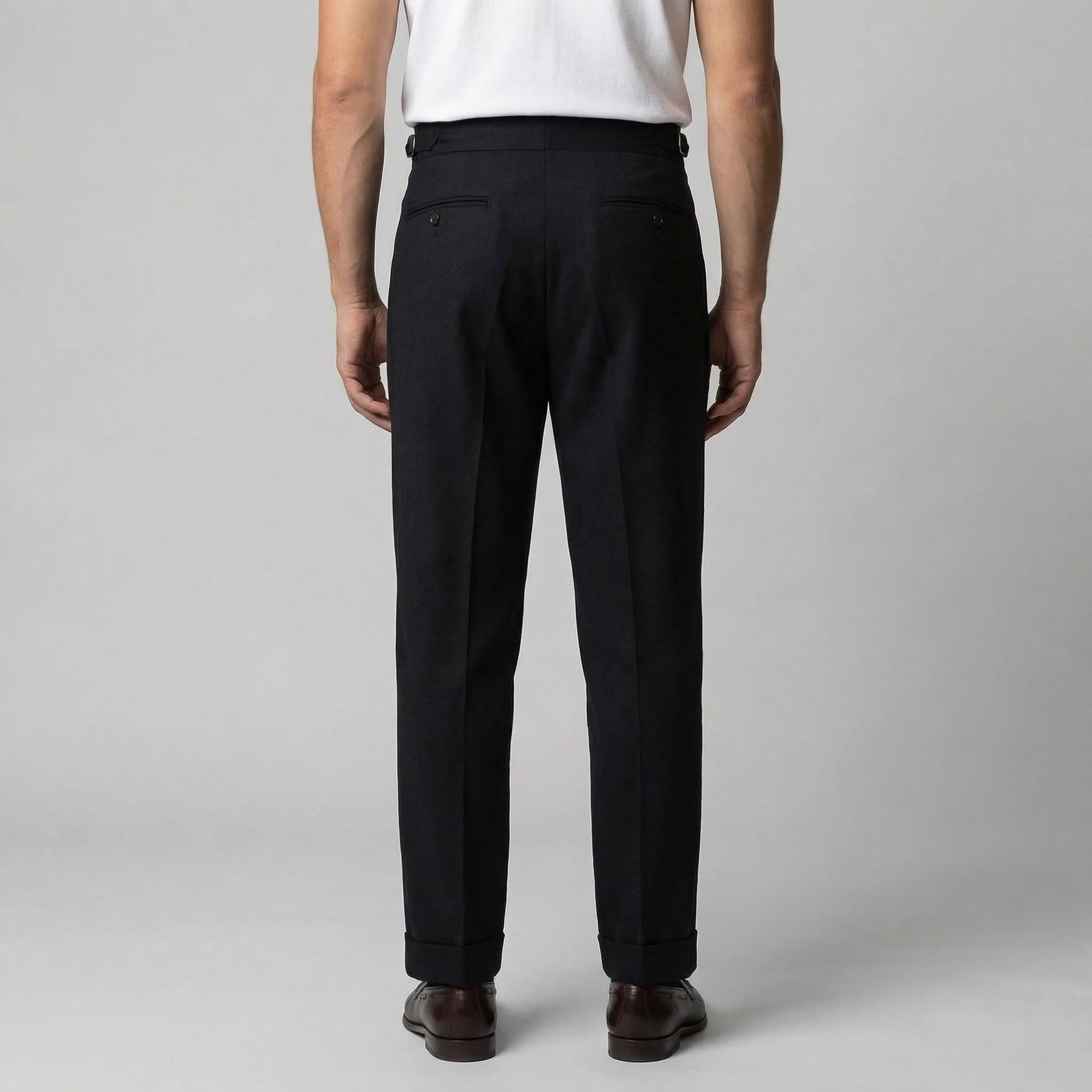 Caldwell Pleated Straight Leg Pants