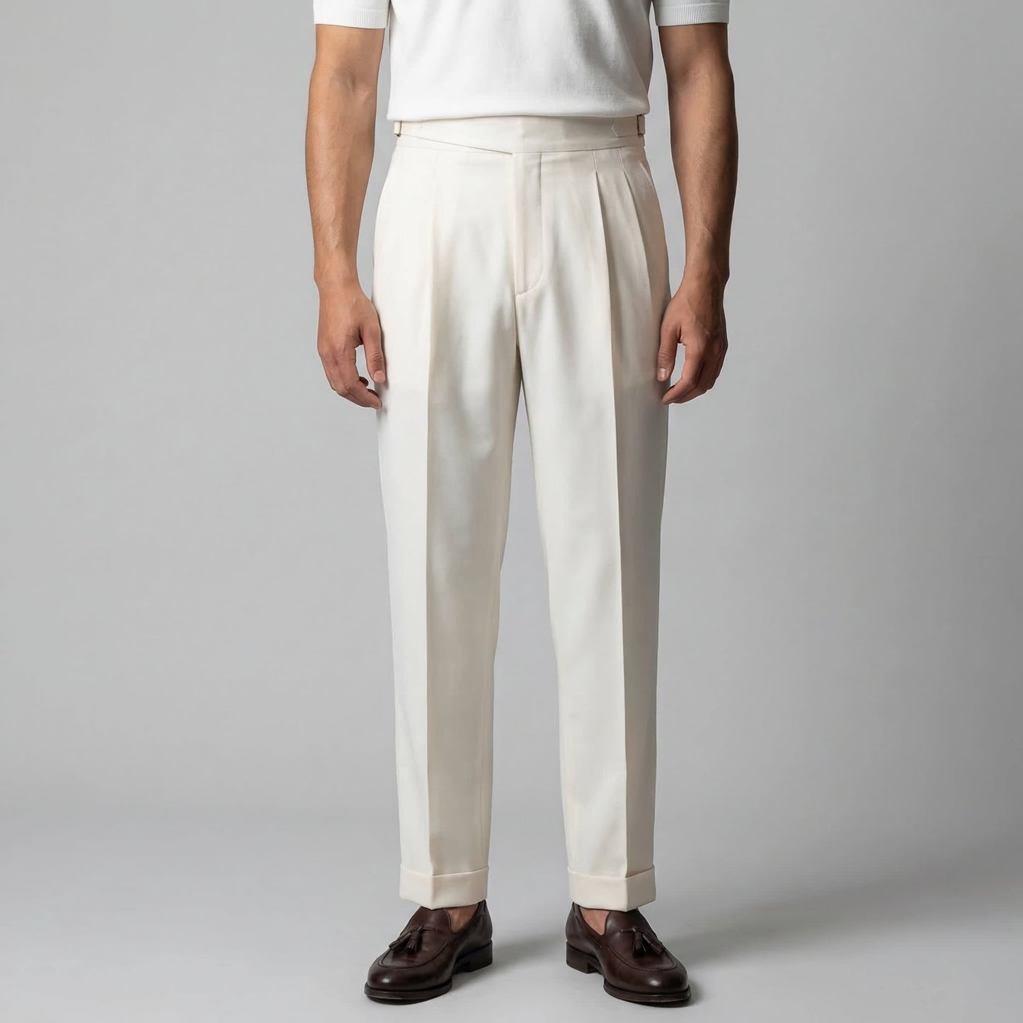 Caldwell Pleated Straight Leg Pants_16