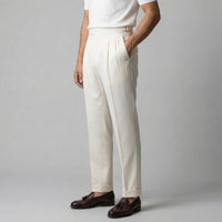 Caldwell Pleated Straight Leg Pants