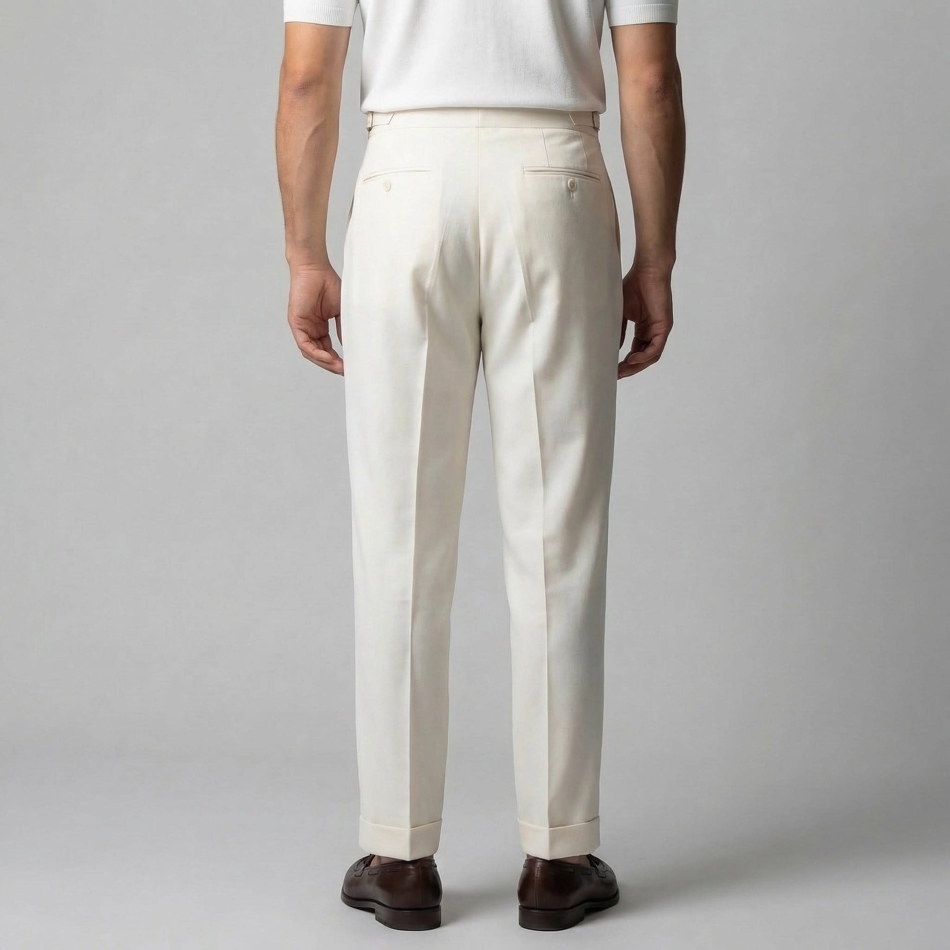 Caldwell Pleated Straight Leg Pants