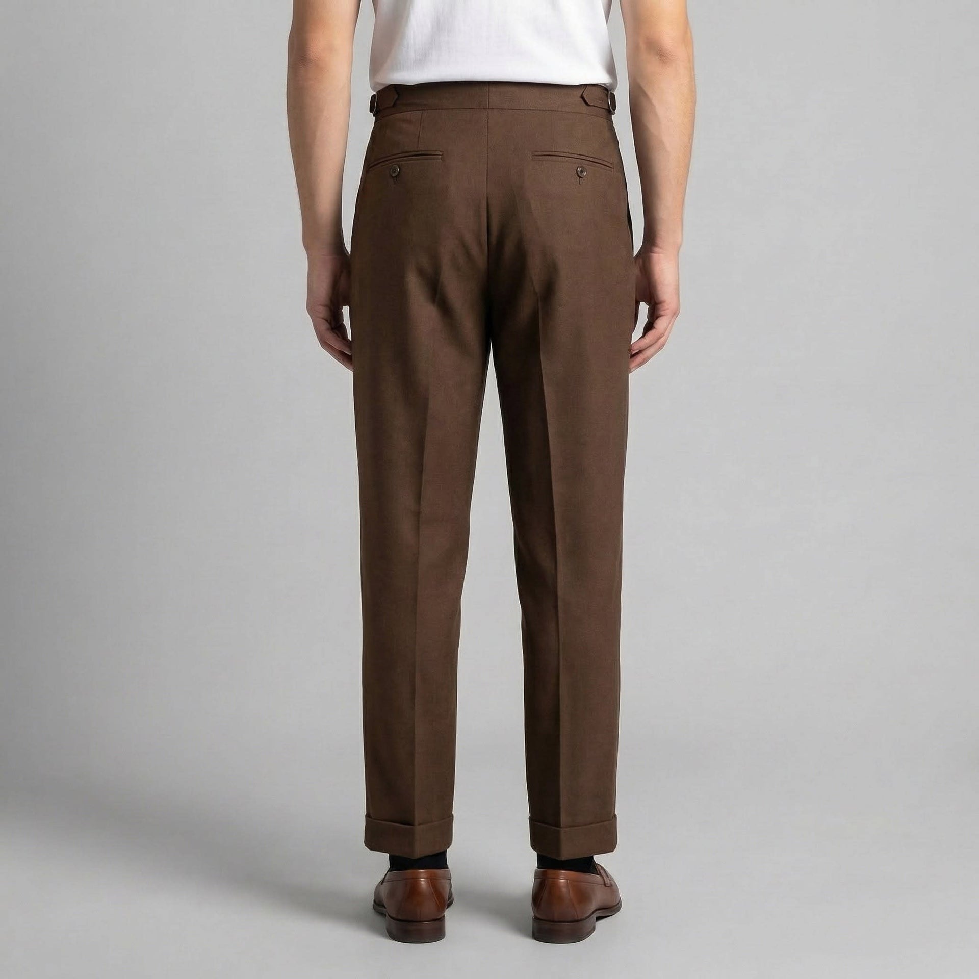 Caldwell Pleated Straight Leg Pants