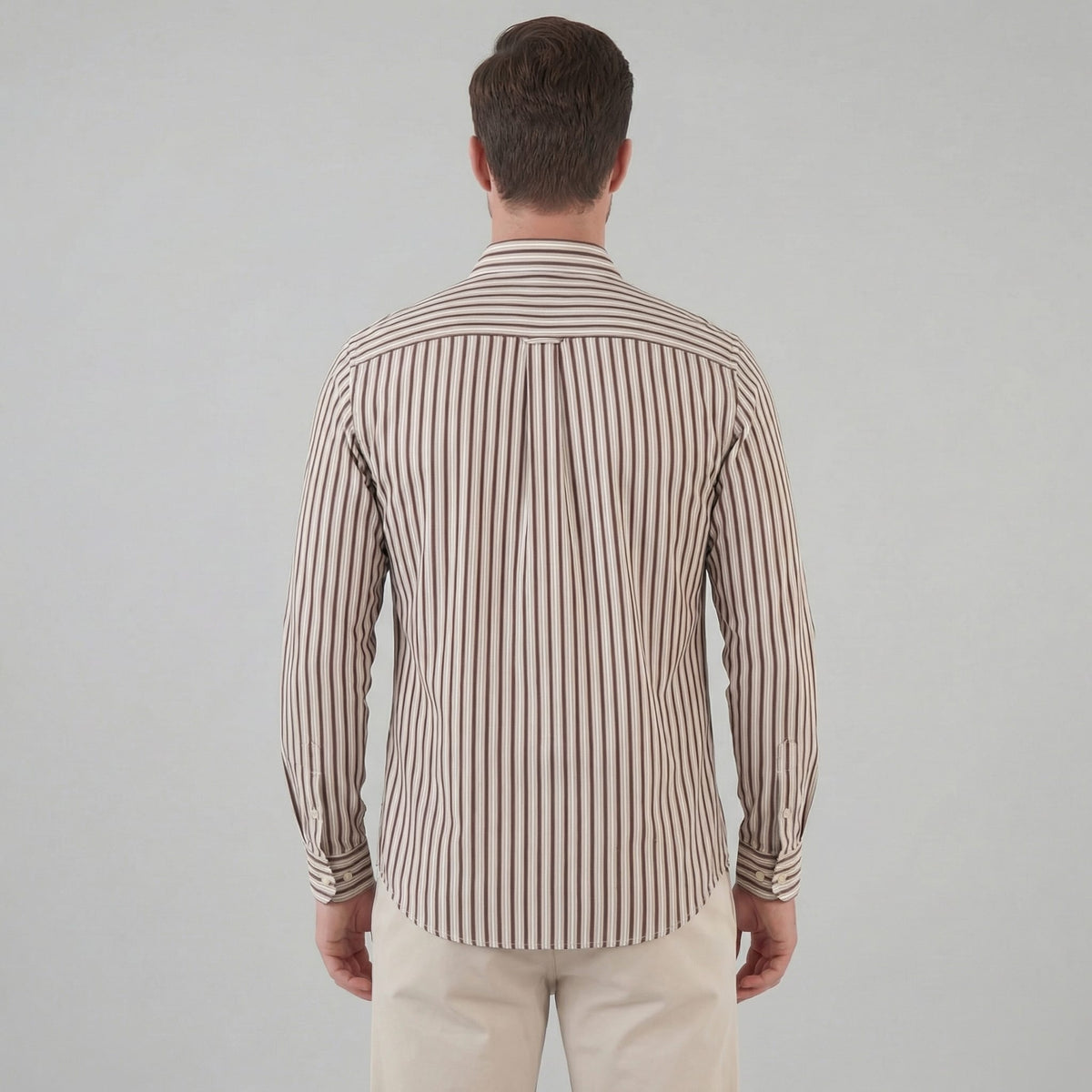 Morgan Striped Cotton Blend Shirt_3