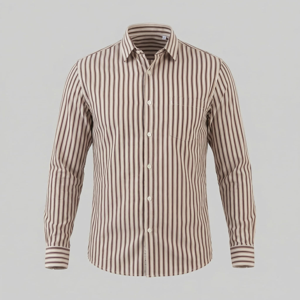 Morgan Striped Cotton Blend Shirt_5