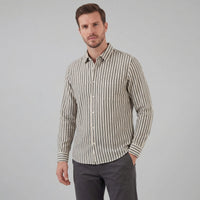 Morgan Striped Cotton Blend Shirt
