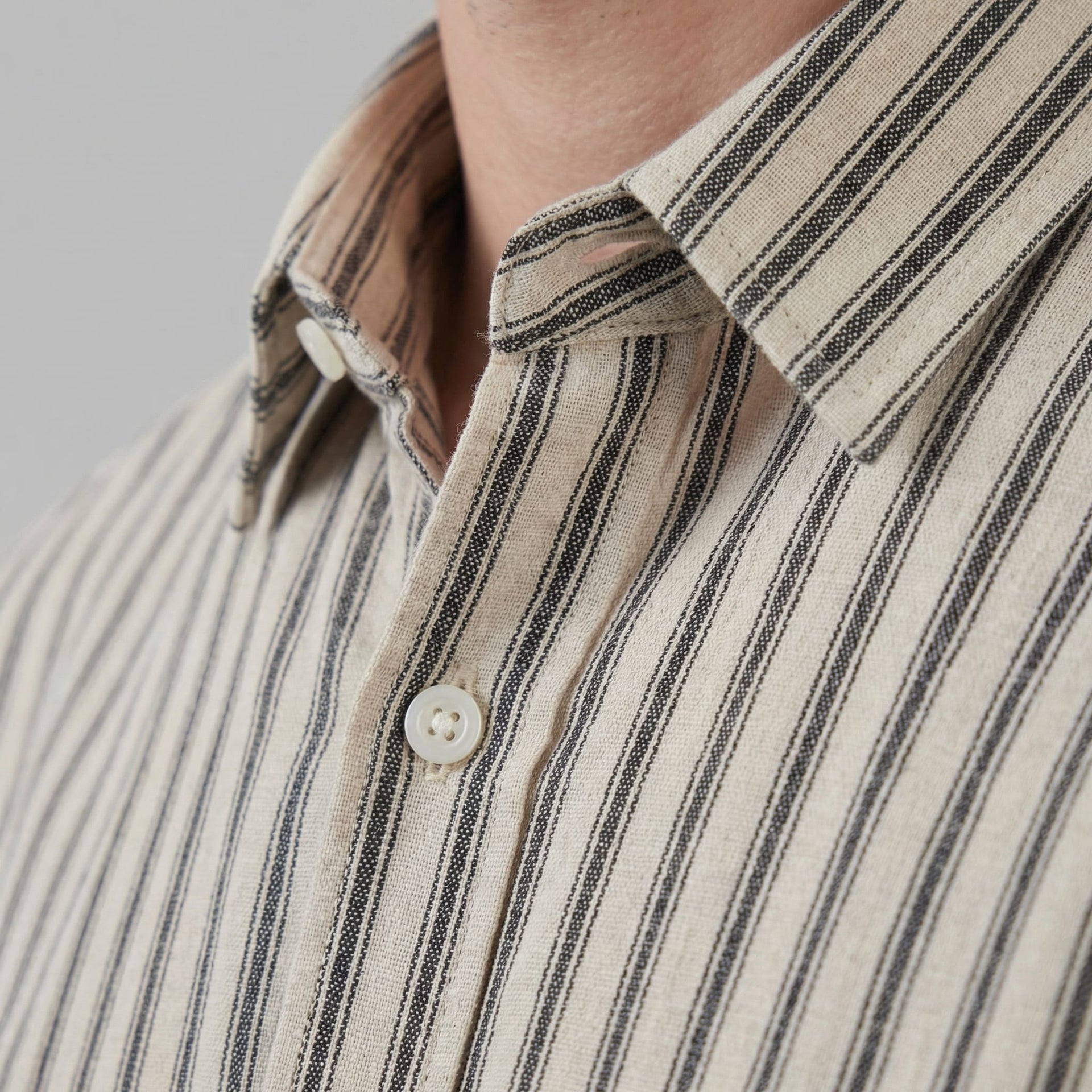 Morgan Striped Cotton Blend Shirt