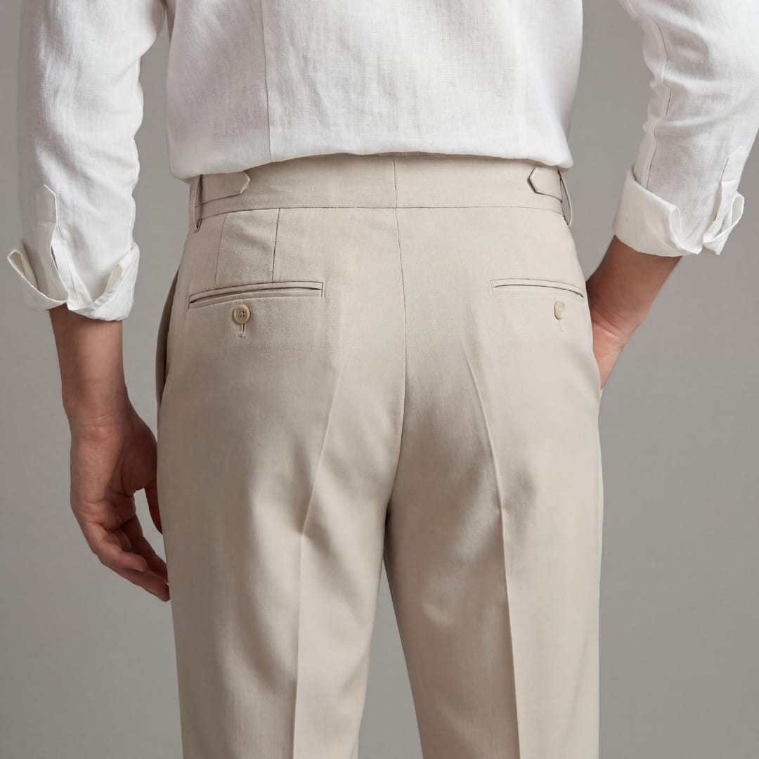 Carrington High Waisted Pleated Pants