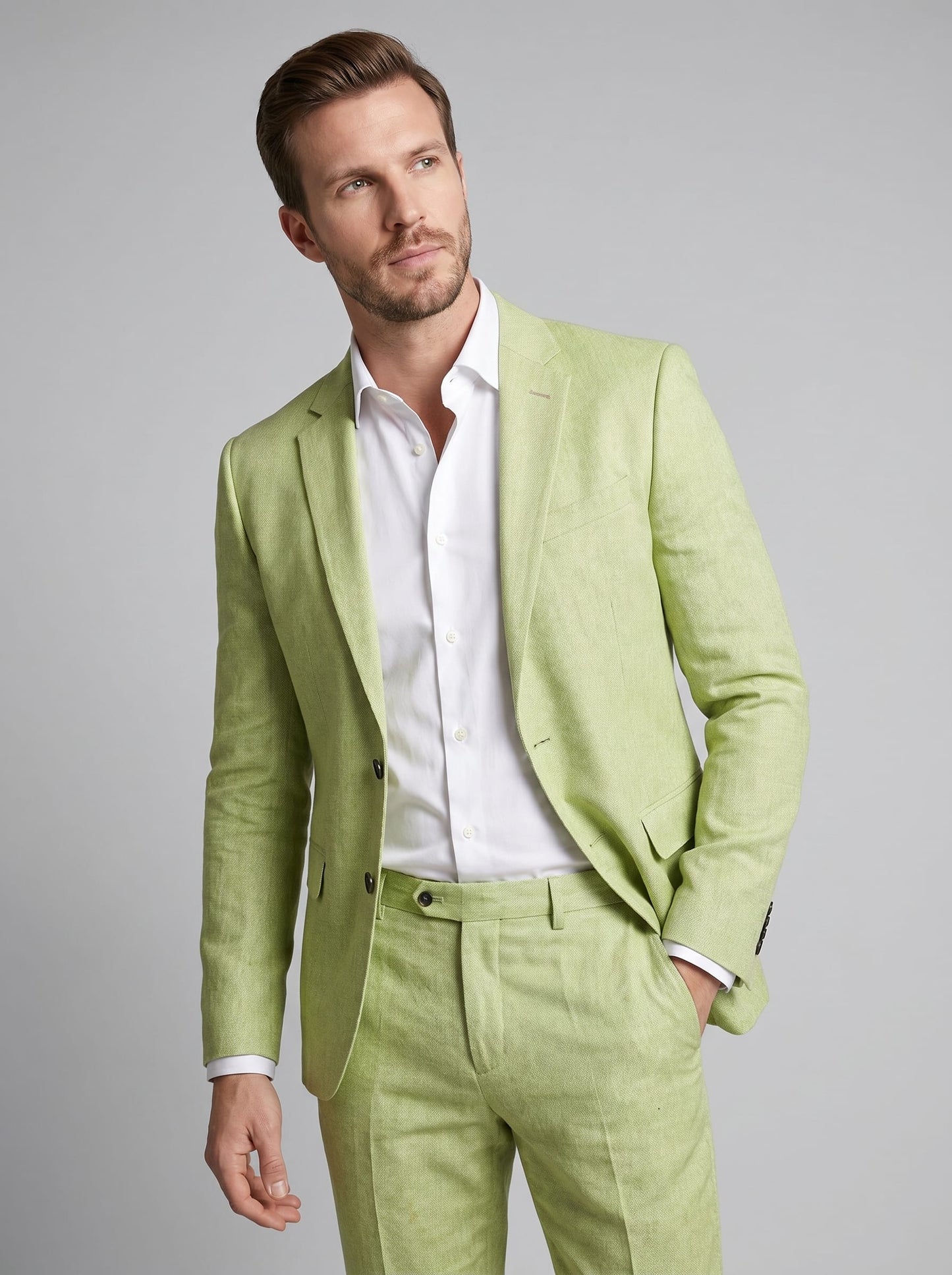 Diego Tailored Two Piece Wedding Suit_15